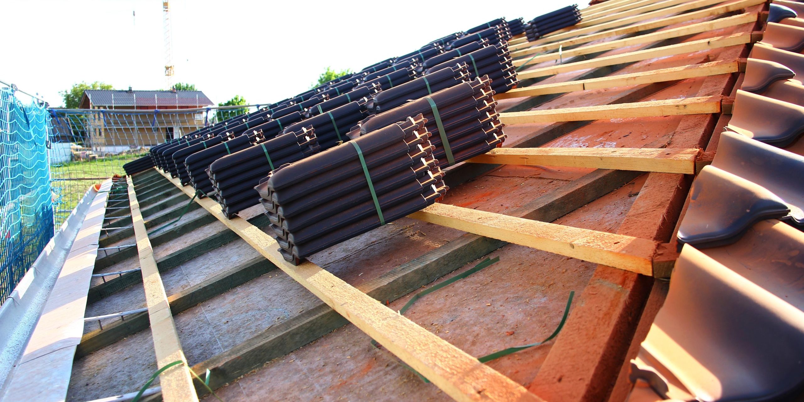 baustelle dach eindecken III